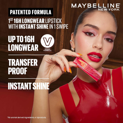 Maybelline – Labial SuperStay Vinyl Ink 185 Caramel