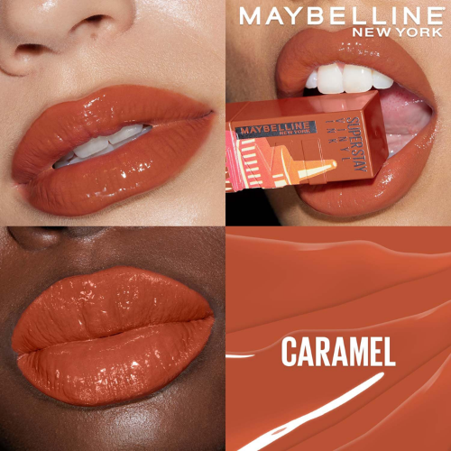 Maybelline – Labial SuperStay Vinyl Ink 185 Caramel